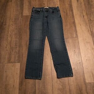 Levi 505 womens jeans 8 straight leg blue medium wash medium rise 30 waist